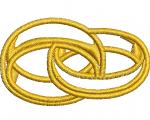 Wedding Rings Machine Embroidery Designs – instant download 