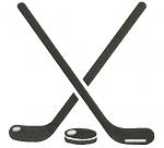 hockey sticks Machine Embroidery Design 