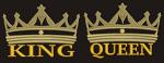 Queen and King , Mr and Mrs, His Her gifts - great for wedding gifts - machine embroidery design, instantly downloadv