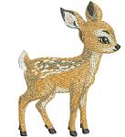 Charming Fairy Tale Fawn Embroidery Design 