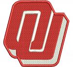 OU old logo 1967 Machine Embroidery Design tested - this is not a real product