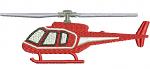 Helicopter Machine Embroidery Design 