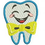 Tooth embroidery design, instant download 
