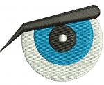 Eye Machine Embroidery Design, Facial Detail Style, Expressive Eye Motif05022026