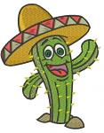 Desert Cactus Machine Embroidery Design 