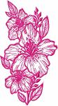 Bouquet of Lilies Machine Embroidery Design 