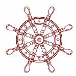 Steering Wheel. Machine Embroidery Design, Instant Download  