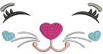 Face for Soft Toy Easter Embroidery Rabbit Machine Embroidery Design Instant Download Digital File 