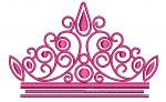 Crown Machine Embroidery Design, Instant Download 