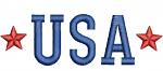 USA Stars machine embroidery design  