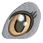 Horse, deer eyes, pair - left and right / eyes for soft toys Machine Embroidery Designs, left and right, instantly download 