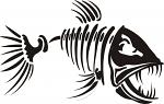 Fish skeleton SVG. dxf, PNG. EPS. jpg big size 300 dpi  