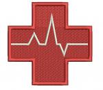 Red Cross Medical Machine Embroidery Design 
