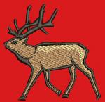 Elk Machine Embroidery Design  