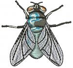  Realistic Fly. Machine Embroidery Design, Instant Download 