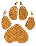 Dog Paw Print Machine Embroidery Design 