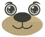 Muzzle with Eyes Machine Embroidery Designs 