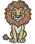 Lion Machine Embroidery Design (Hat Size Included), Instant Download 