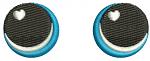 Simple Blue Eyes Pair (Left & Right) for Soft Toy, Machine Embroidery Designs  