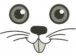 Hare Toy Muzzle Machine Embroidery Design for Rabbit Soft Toy Faces 