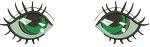 Anime Doll Eyes Machine Embroidery Design 