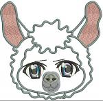 Llama Machine Embroidery Design 