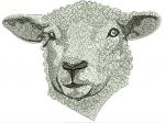 Lamb Machine Embroidery Design – Cute Sheep Pattern 