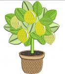 Lemon Tree and Fruits Machine Embroidery Designs, instantly download 