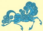 Winter Horse Machine Embroidery Design