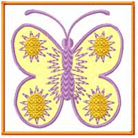 Butterfly Machine Embroidery Design