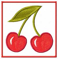 Cherry Machine Embroidery Design