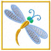 Dragonfly Machine Embroidery Design