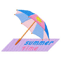 Umbrella Machine Embroidery Design
