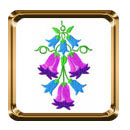 Bluebells Flowers Machine Embroidery Designs set
