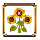 Sunflowers Machine Embroidery Designs set