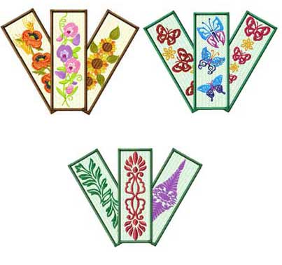 Bookmarks and glasscases Embroidery Designs