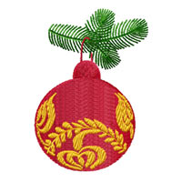 Christmas Bauble Machine Embroidery Designs