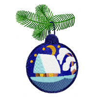Christmas Bauble Machine Embroidery Designs