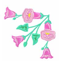 4-Hobby.com - Machine Embroidery Designs :: Flowers :: Bluebells ...