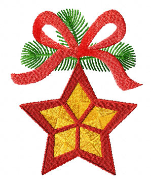 Christmas machine embroidery designs - 10385 Free standing lace