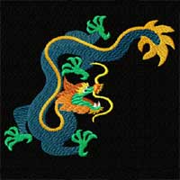 Chinese Dragons Machine embroidery designs set  