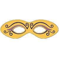 12 Elegant Purim Shpiel Masks Machine Embroidery Design  