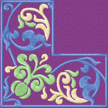 Renaissance Summer Tree Quilt Blocks Machine Embroidery Designs