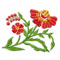 4-Hobby.com - Machine Embroidery Designs :: Flowers :: Fantasy Flowers ...