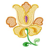 4-Hobby.com - Machine Embroidery Designs :: Flowers :: Garden #3: 8 ...