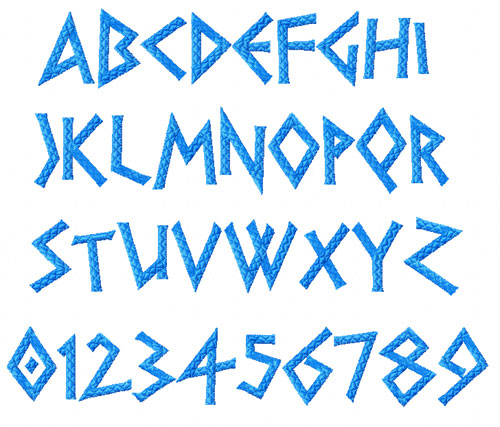 Greek-Style Alphabet Font Machine Embroidery Designs 4x4