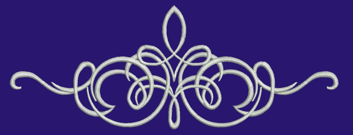 Monogram Pattern Machine Embroidery Design 