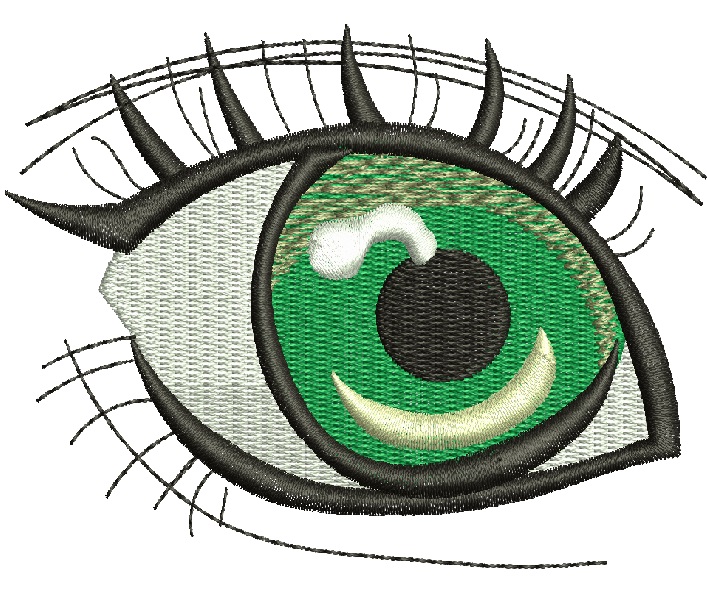 Doll Eyes | Eyes for Soft Toys Machine Embroidery Designs, Left and Right 