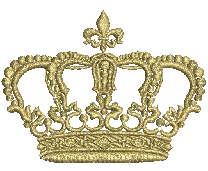 Crown Machine Embroidery Design
