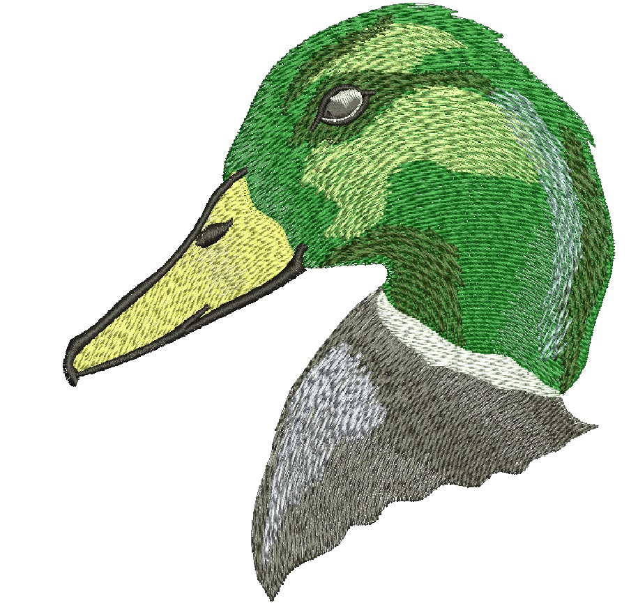Wild Duck embroidery Machine Embroidery Design - instantly download 